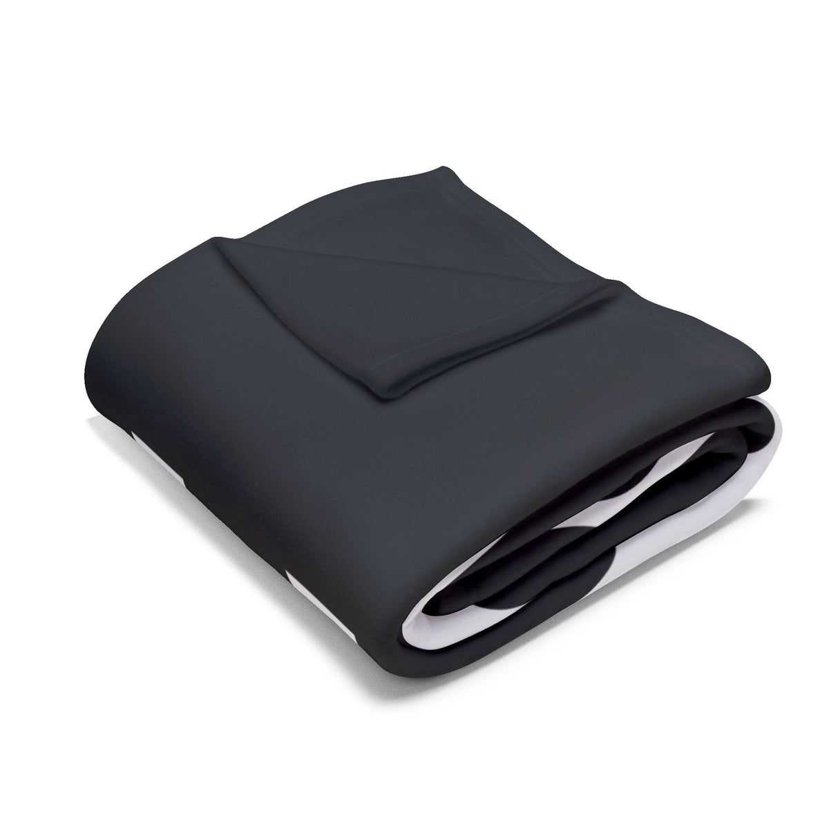 Arctic Fleece Blanket - Monochrome Geometric Diamond Pattern Cozy Throw