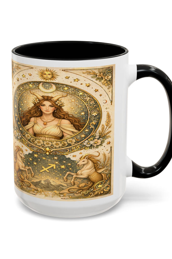 Celestial Capricorn Coffee Mug by Grace Canvas Shop
