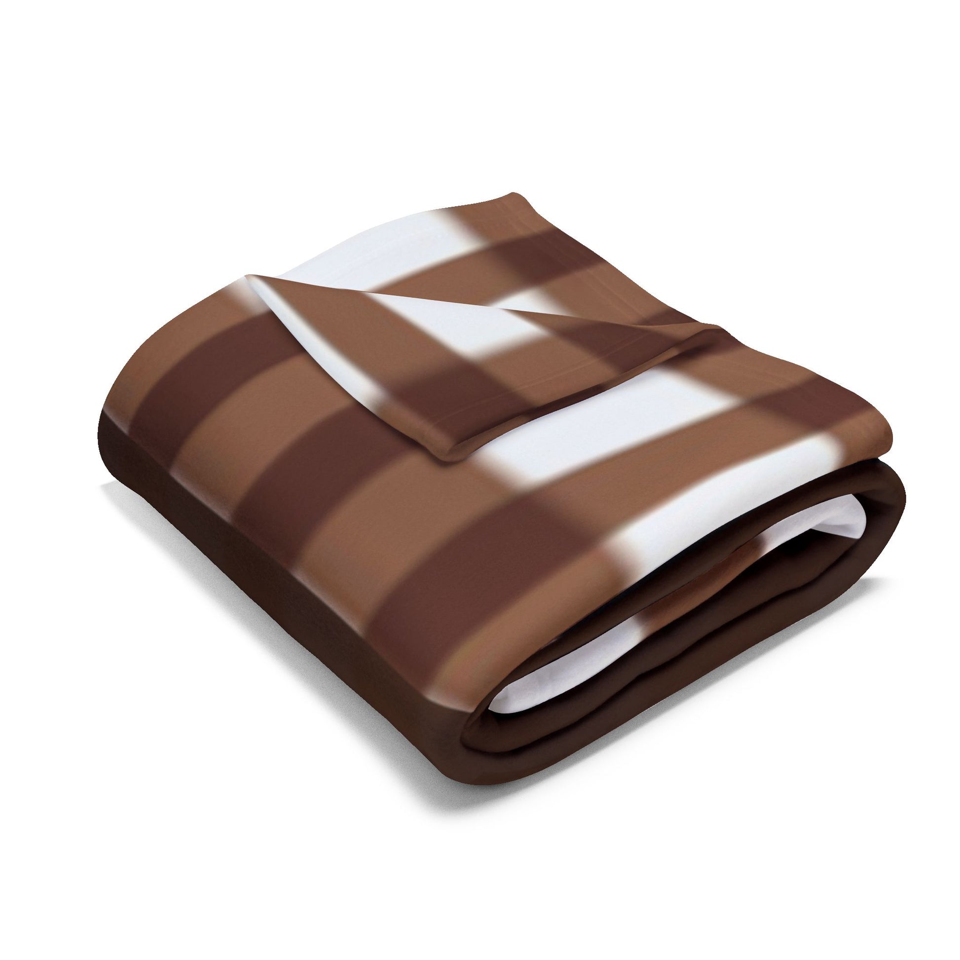 Cozy Puppy Plaid Fleece Blanket - Sleeping Husky Puppies Throw by Grace Canvas Shop