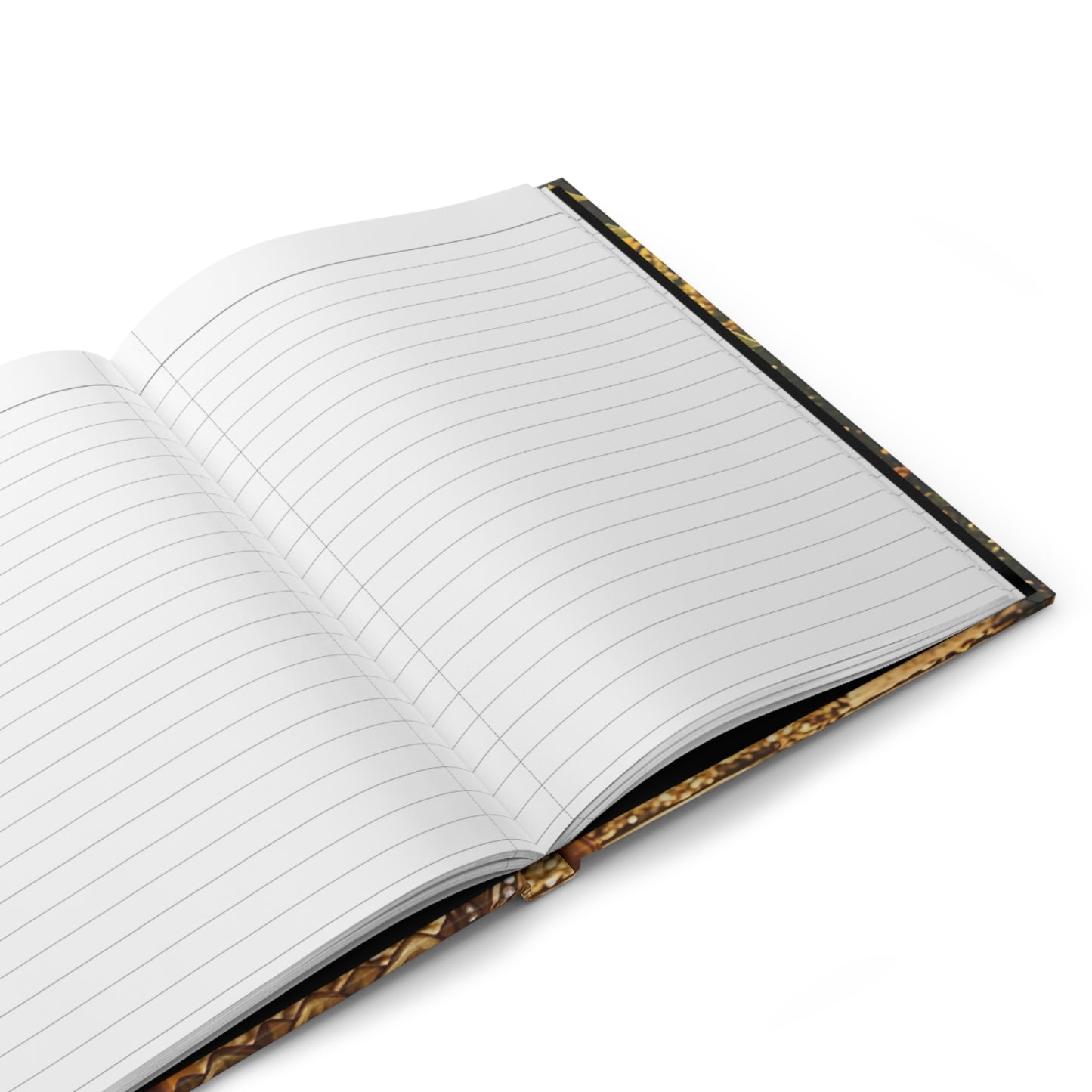 Golden Sunflower Hardcover Matte Journal Notebook