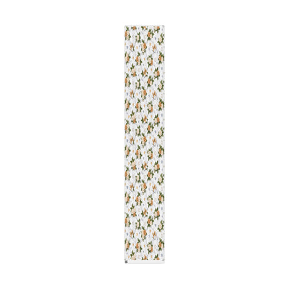 Elegant Cream Hearts and Diamonds Floral Gift Wrap Paper