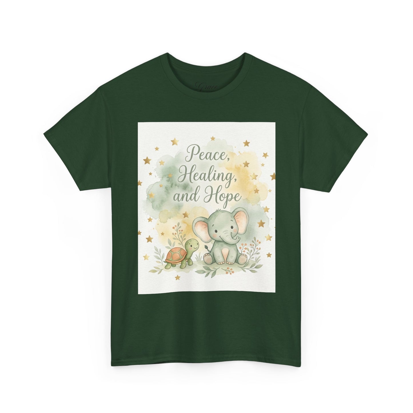 Girl's Elephant ‘Peace, Healing and Hope’ T‑Shirt