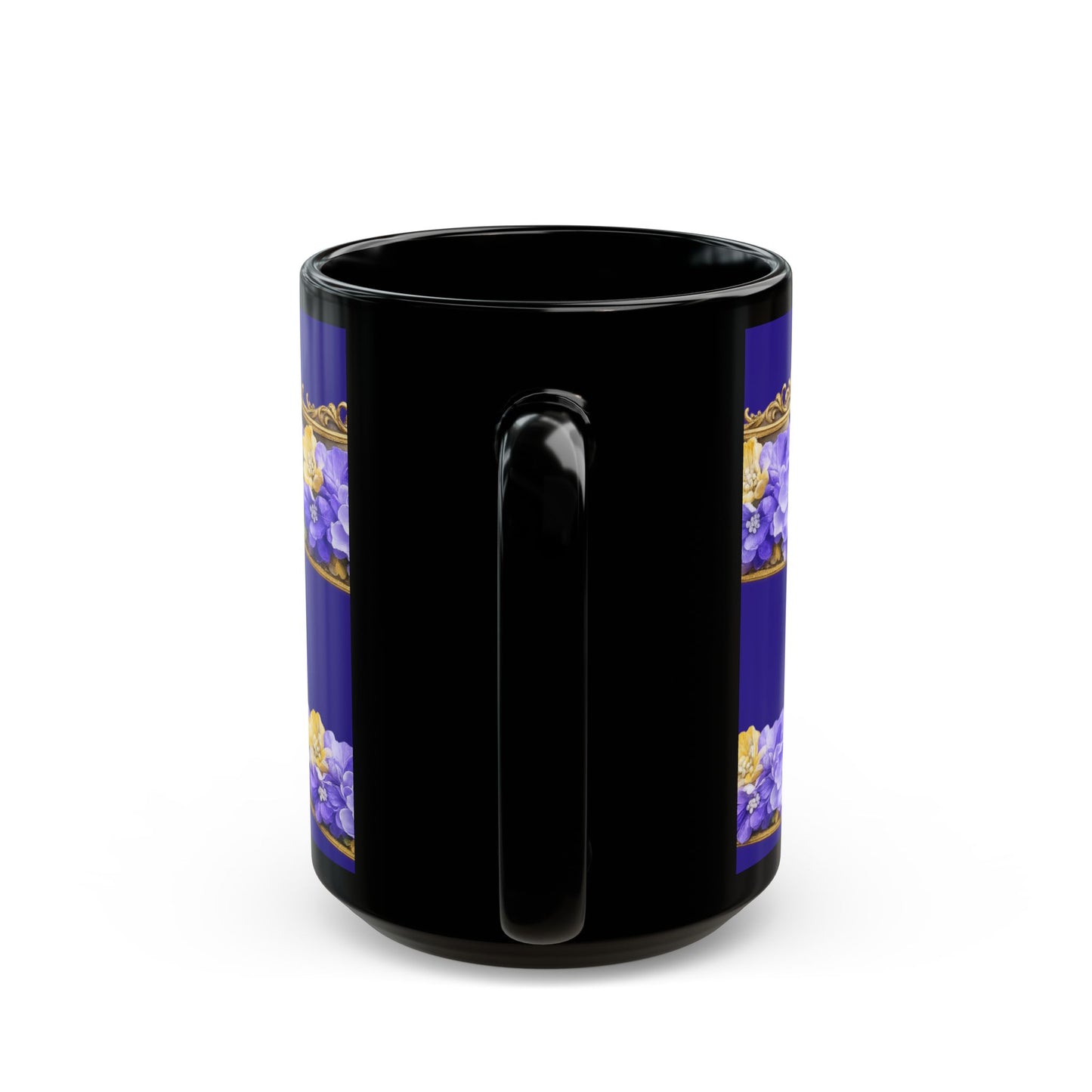 Elegant Gold Trim Coffee Cup (11oz, 15oz)