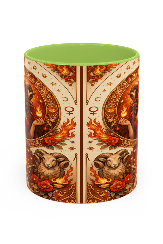 Celestial Aries Coffee Mug (11/15oz) by Grace Canvas Shop