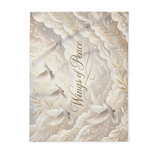 Wings of Peace Fleece Blanket