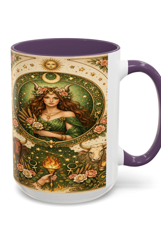 Celestial Taurus Coffee Mug (11/15oz) by Grace Canvas Shop