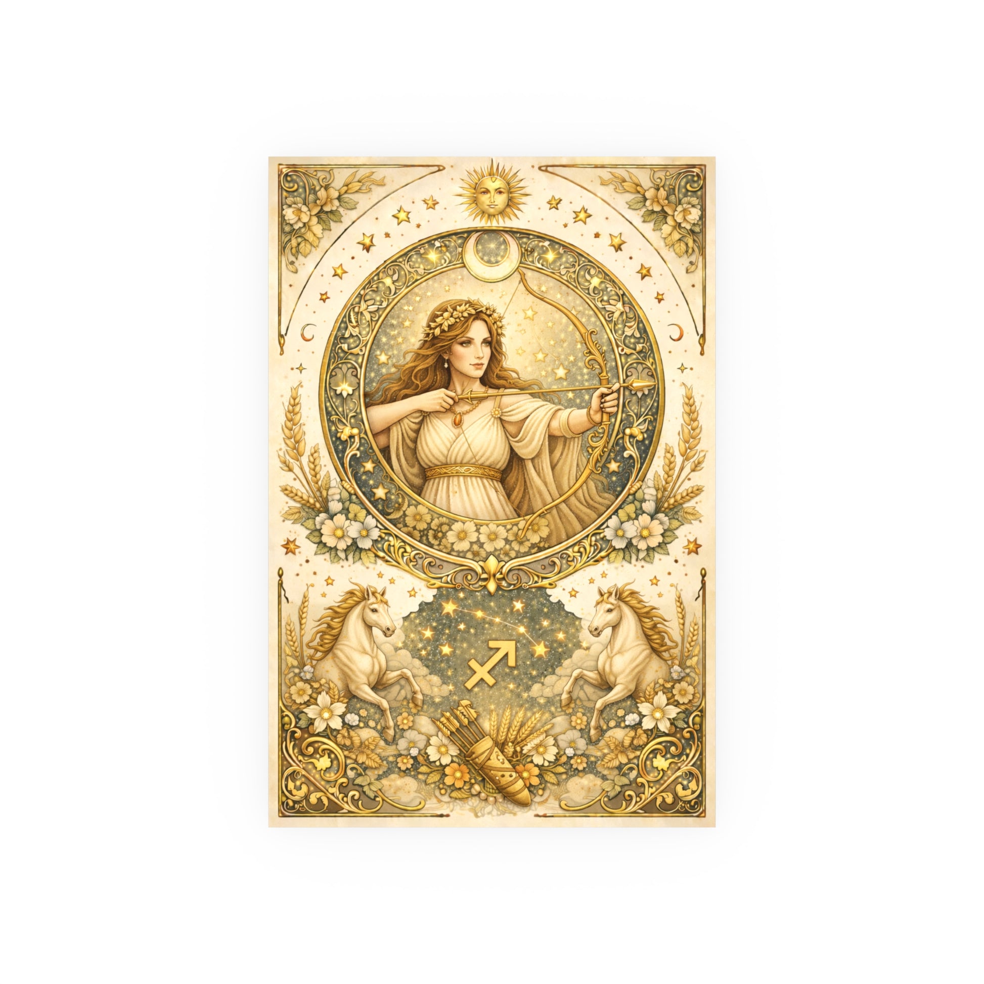 Celestial Sagittarius Zodiac Poster by Grace Canvas Shop