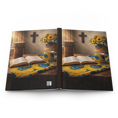 African Heritage Sunflower Hardcover Journal Notebook