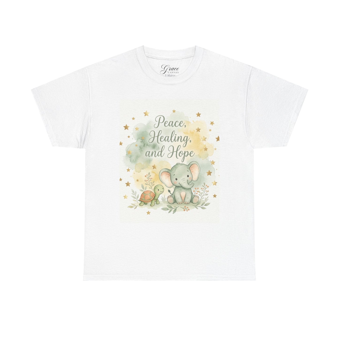 Girl's Elephant ‘Peace, Healing and Hope’ T‑Shirt