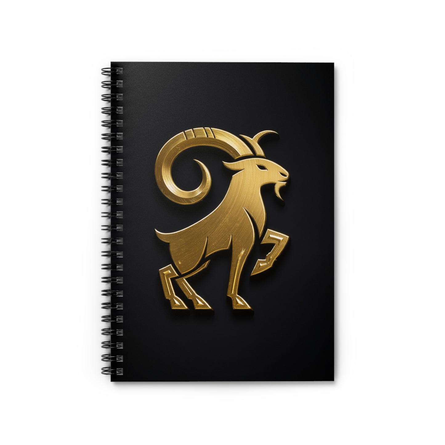 Aries Zodiac Spiral Notebook — Ruled Journal for Astrology Lovers