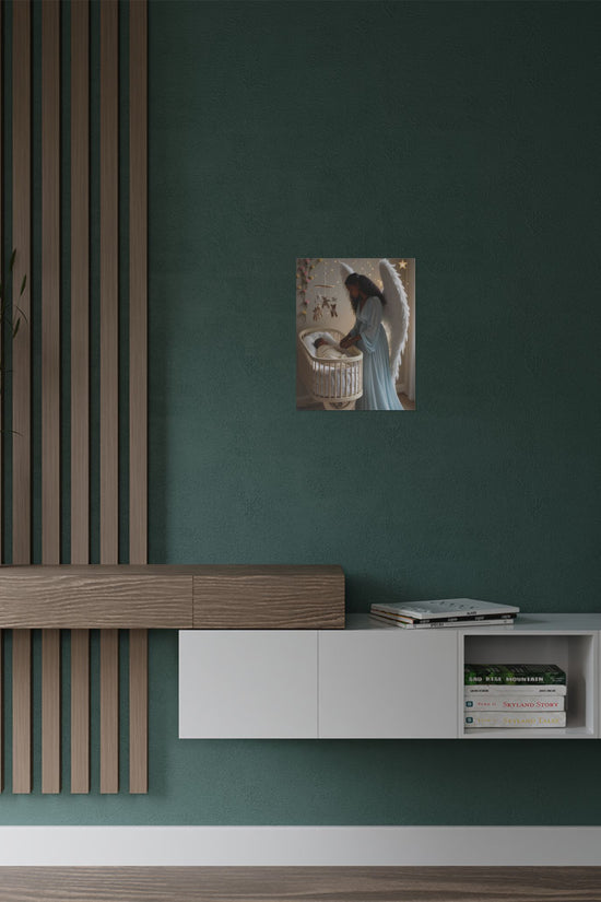 Nursery Angel Poster — Satin 300gsm Wall Art by Grace Canvas Shop