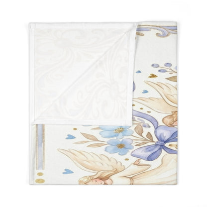 Wrapped in Grandma's Love Blue Angelic Floral Keepsake (Newborn Gift)