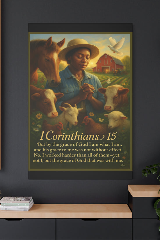 Farm & Faith 1 Corinthians 15 Inspirational Canvas Wall Art by Grace Canvas.shop