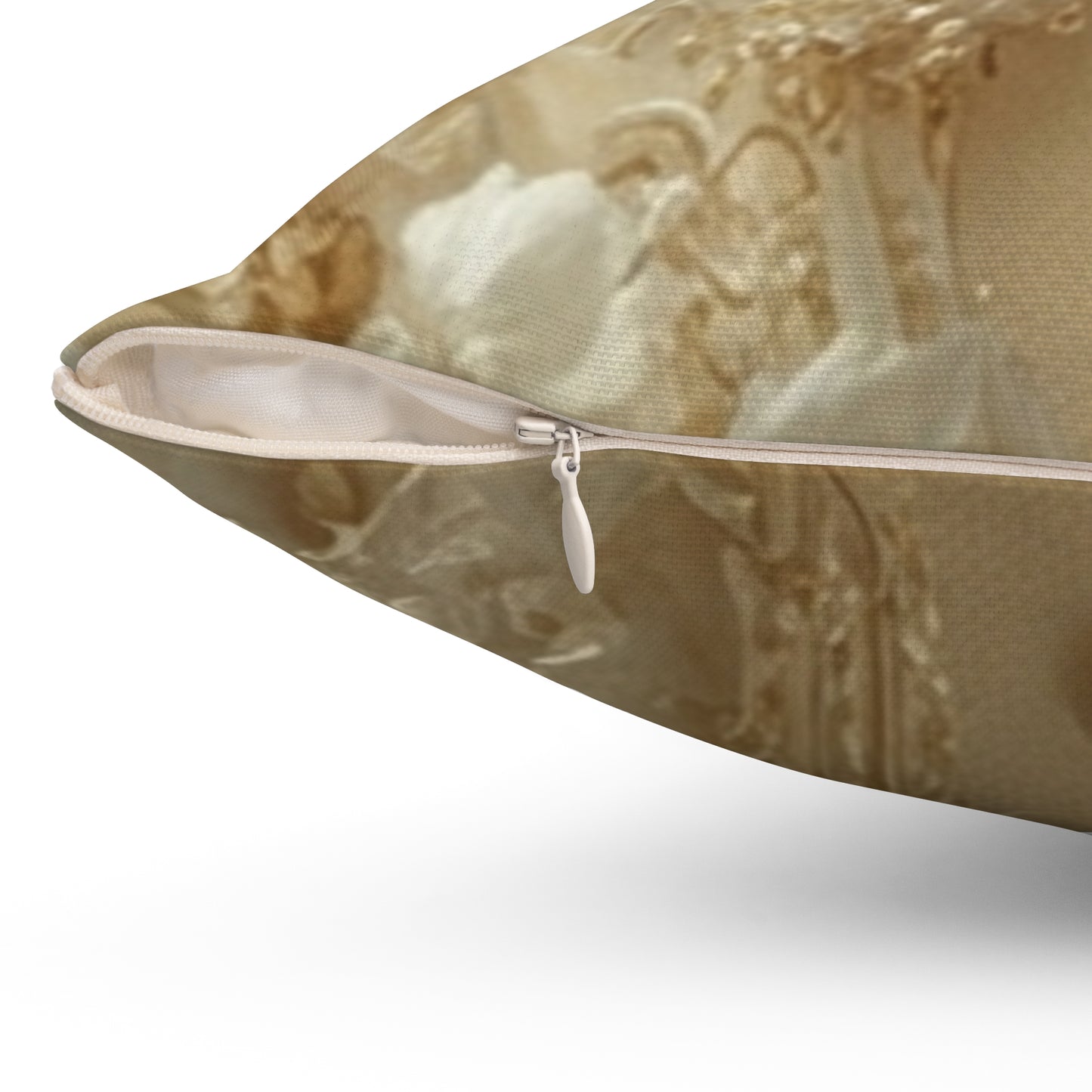 Vintage Gold Accent Cushion by Printify