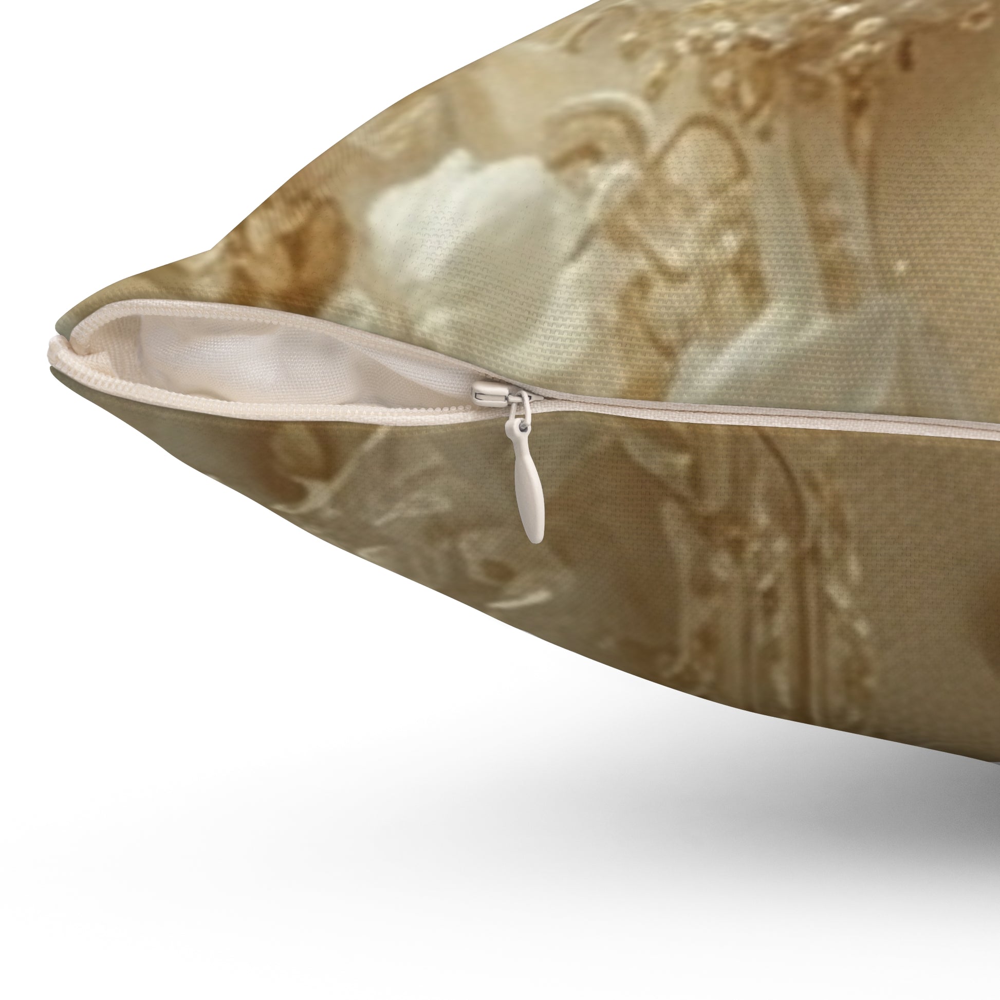 Vintage Gold Accent Cushion by Printify