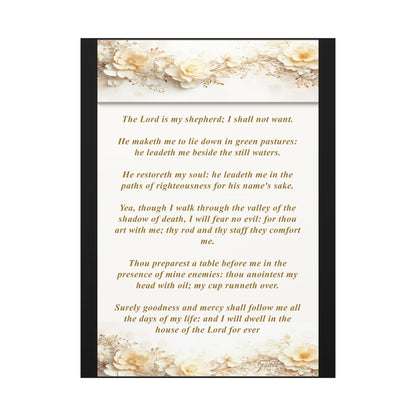 Psalm 23 Verse Home Decor by Grace Canvas