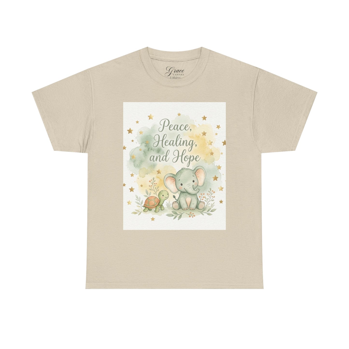 Girl's Elephant ‘Peace, Healing and Hope’ T‑Shirt