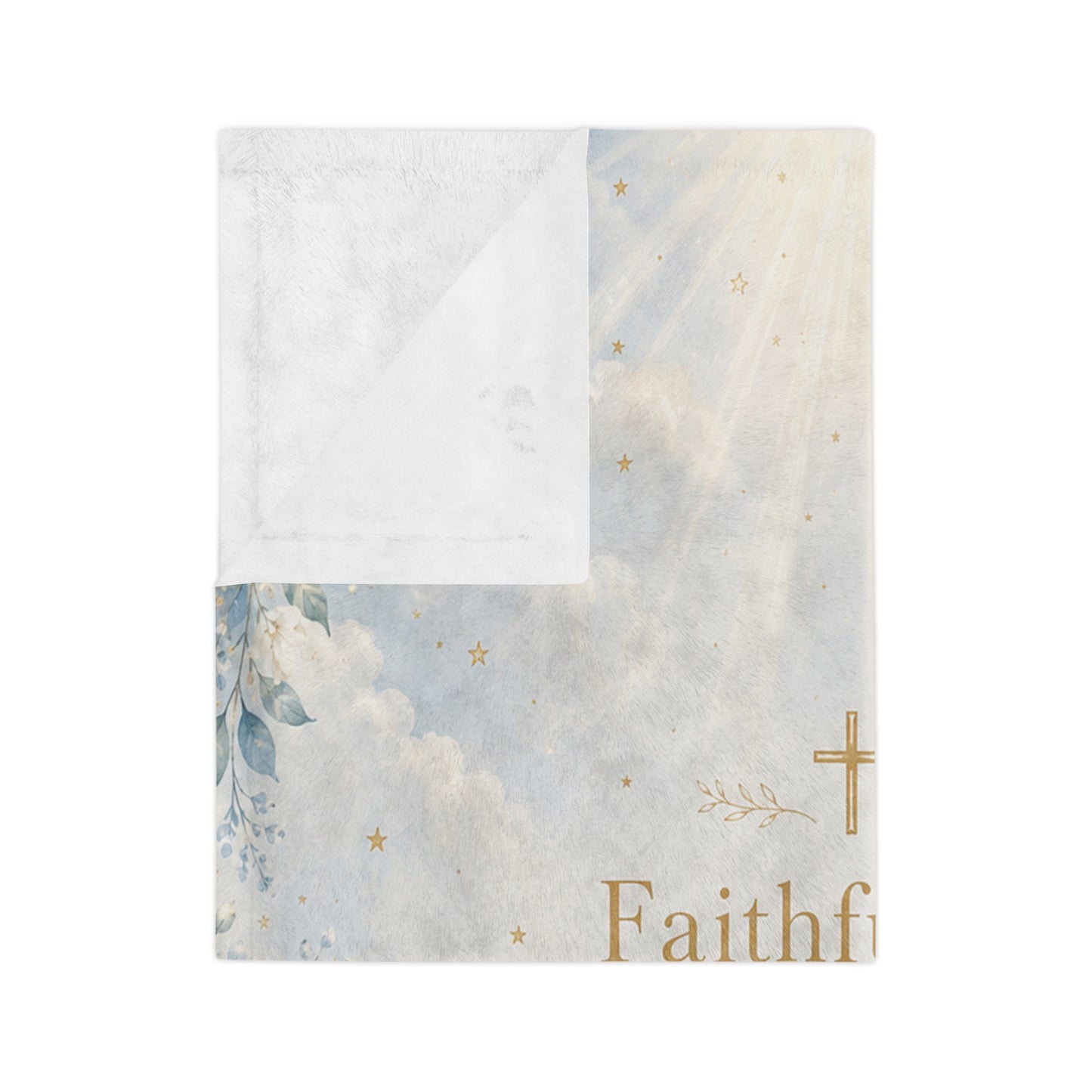 Boys Faithfully & Wonderfully Made Velveteen Blanket