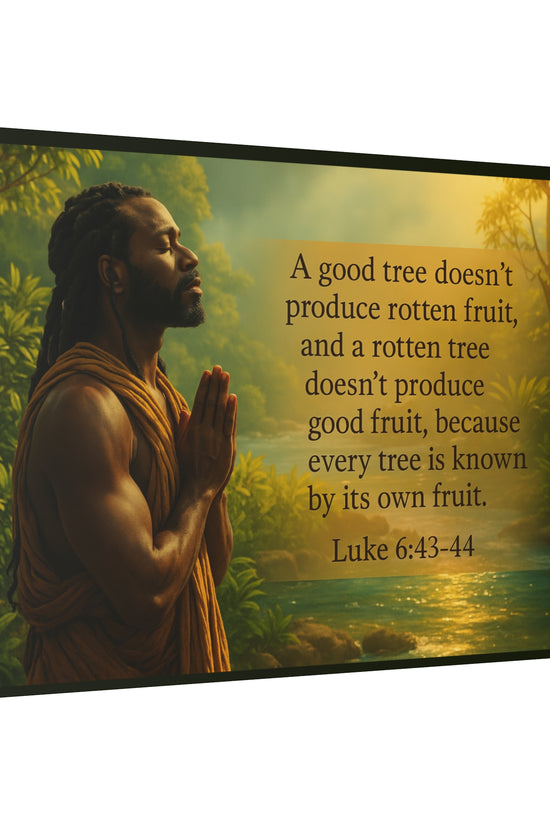 Luke 6:43- 44 Inspirational Wall Art by Grace Canvas