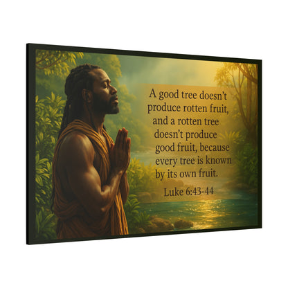 Luke 6:43- 44 Inspirational Wall Art by Grace Canvas