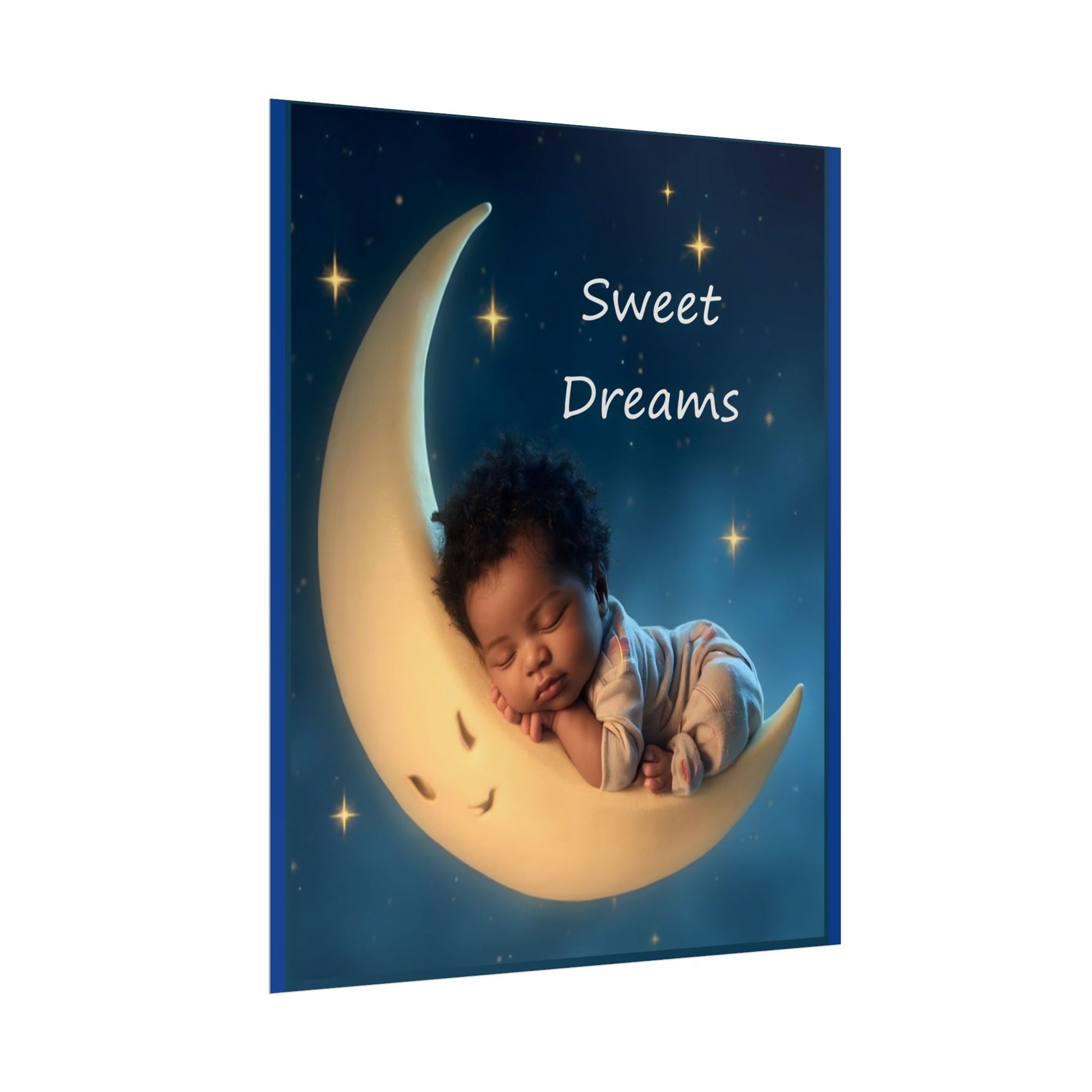 Sweet Dreams Baby Poster — Rolled Nursery Wall Art by Grace Canvas Shop