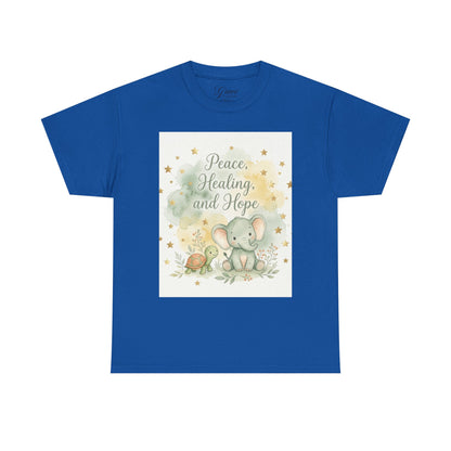 Girl's Elephant ‘Peace, Healing and Hope’ T‑Shirt