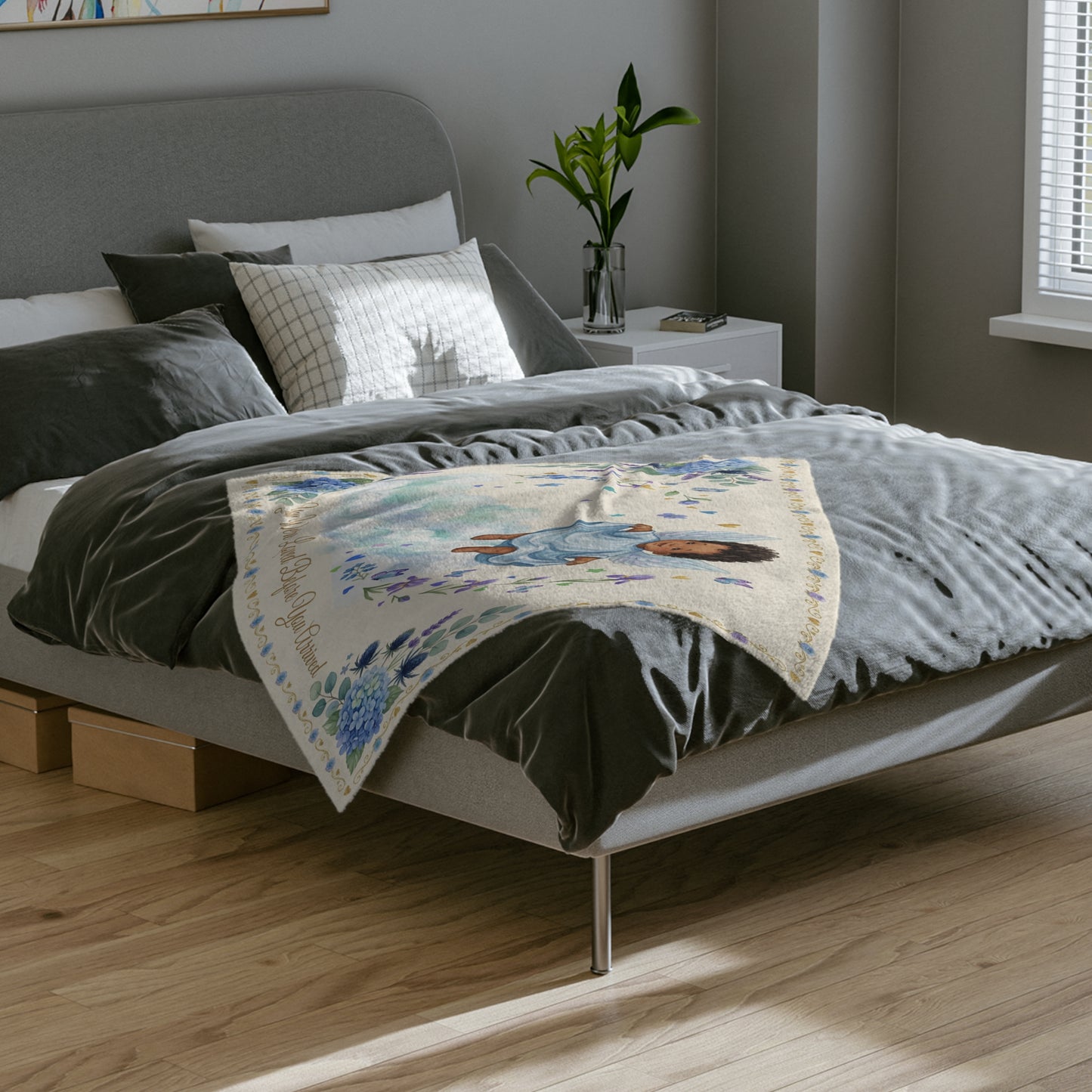 Boy  -You Were Loved Before You Arrived Nursery Throw