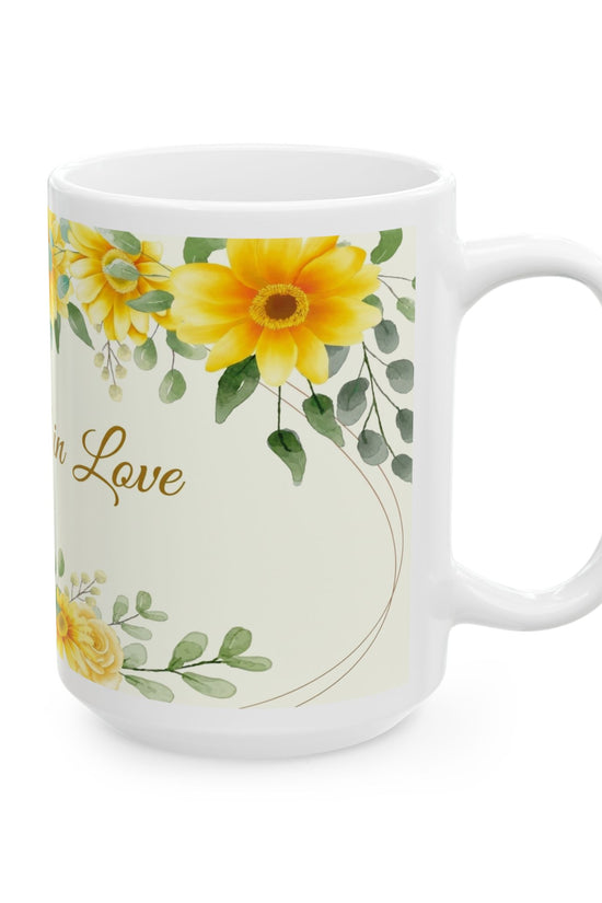 Wrapped in Love Sunflower Ceramic Mug (11oz/15oz)