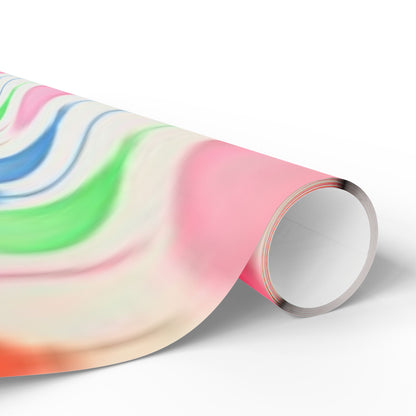 Birthday Balloon Wrapping Paper Roll — Colorful Party Gift Wrap