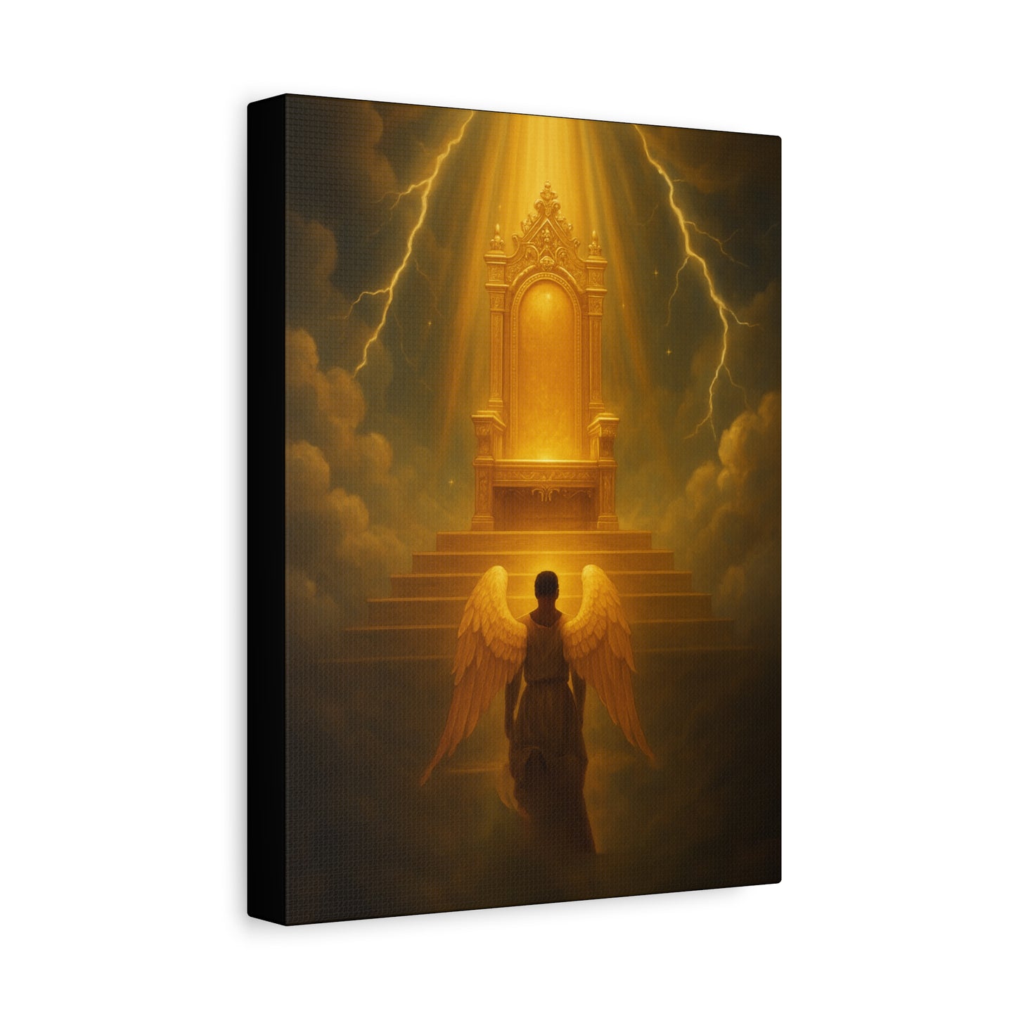 Angel Before the Throne Canvas Print by Grace Canvas Shop