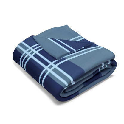 Blue Plaid Arctic Fleece Blanket