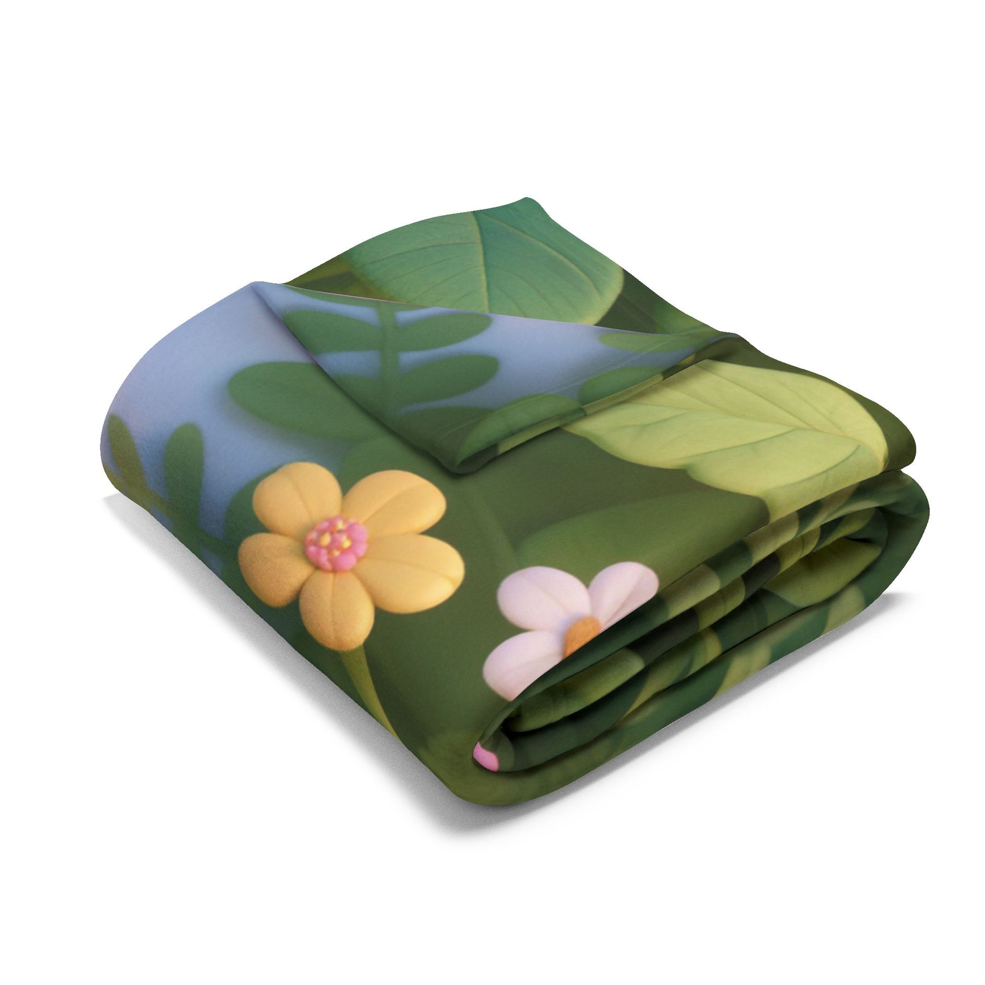 Dragonfly Garden Fleece Blanket — Cute Cartoon Insect Cozy Throw for Kids & Spring Décor by Grace Canvas Shop
