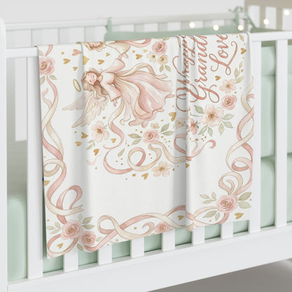 Wrapped in Grandma’s Love Baby Swaddle Blanket