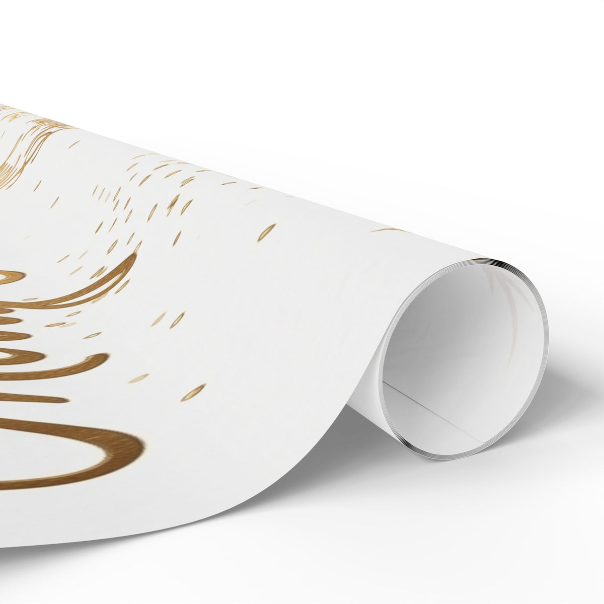 Merry Christmas Gold Script Wrapping Paper — Festive Gift Wrap for Holidays
