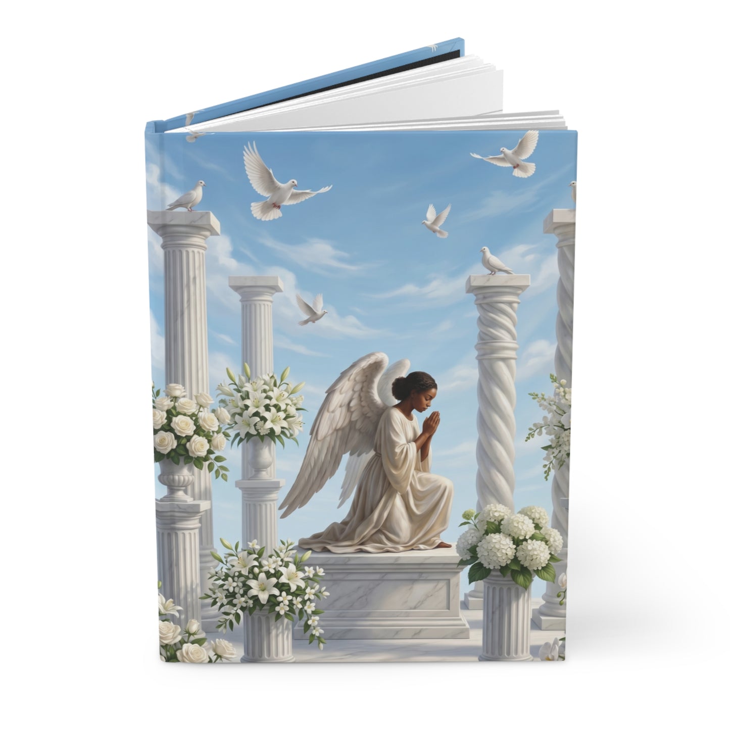 Angelic Grace Journal Hardcover Ruled Notebook