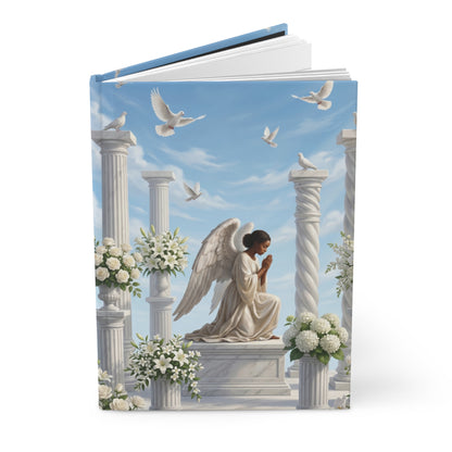 Angelic Grace Journal Hardcover Ruled Notebook