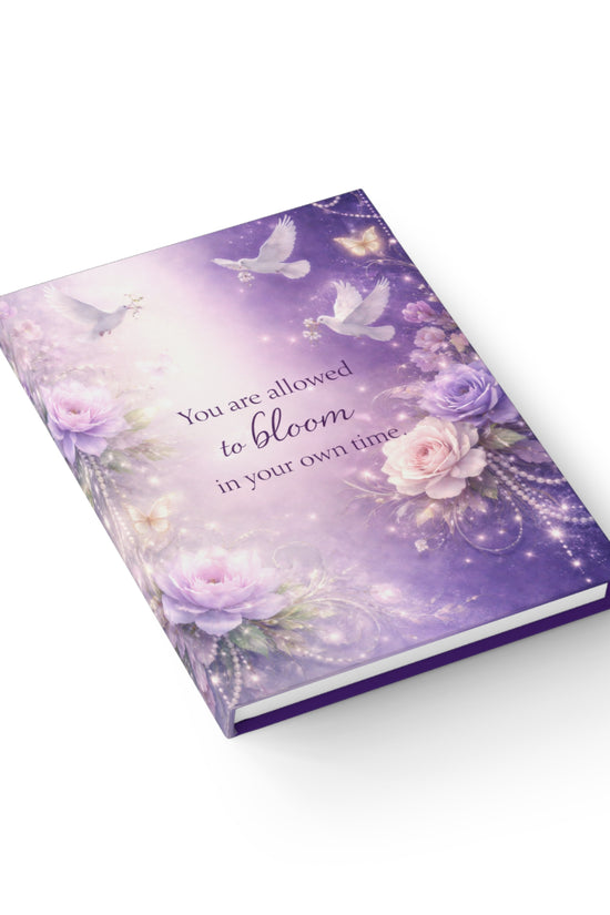 Bloom Inspirational Hardcover Ruled Journal by Grace Canvas Shop