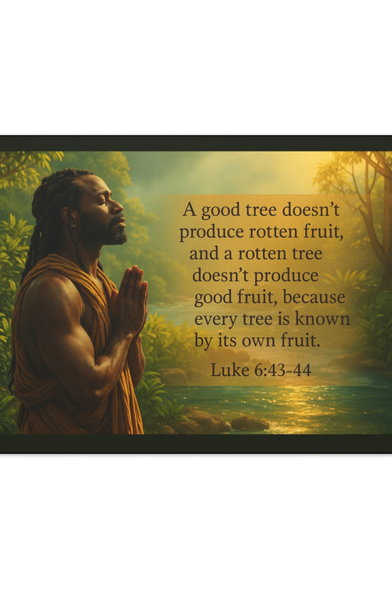Luke 6:43- 44 Inspirational Wall Art by Grace Canvas