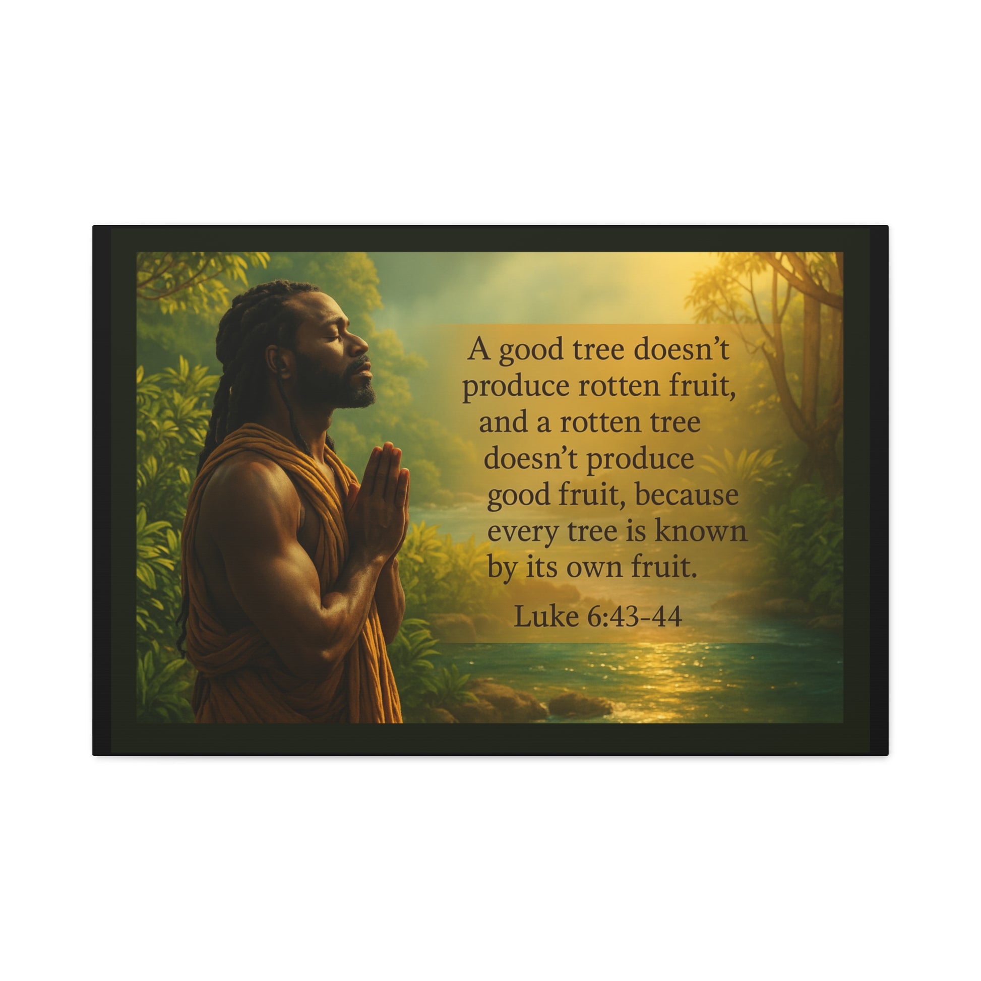 Luke 6:43- 44 Inspirational Wall Art by Grace Canvas