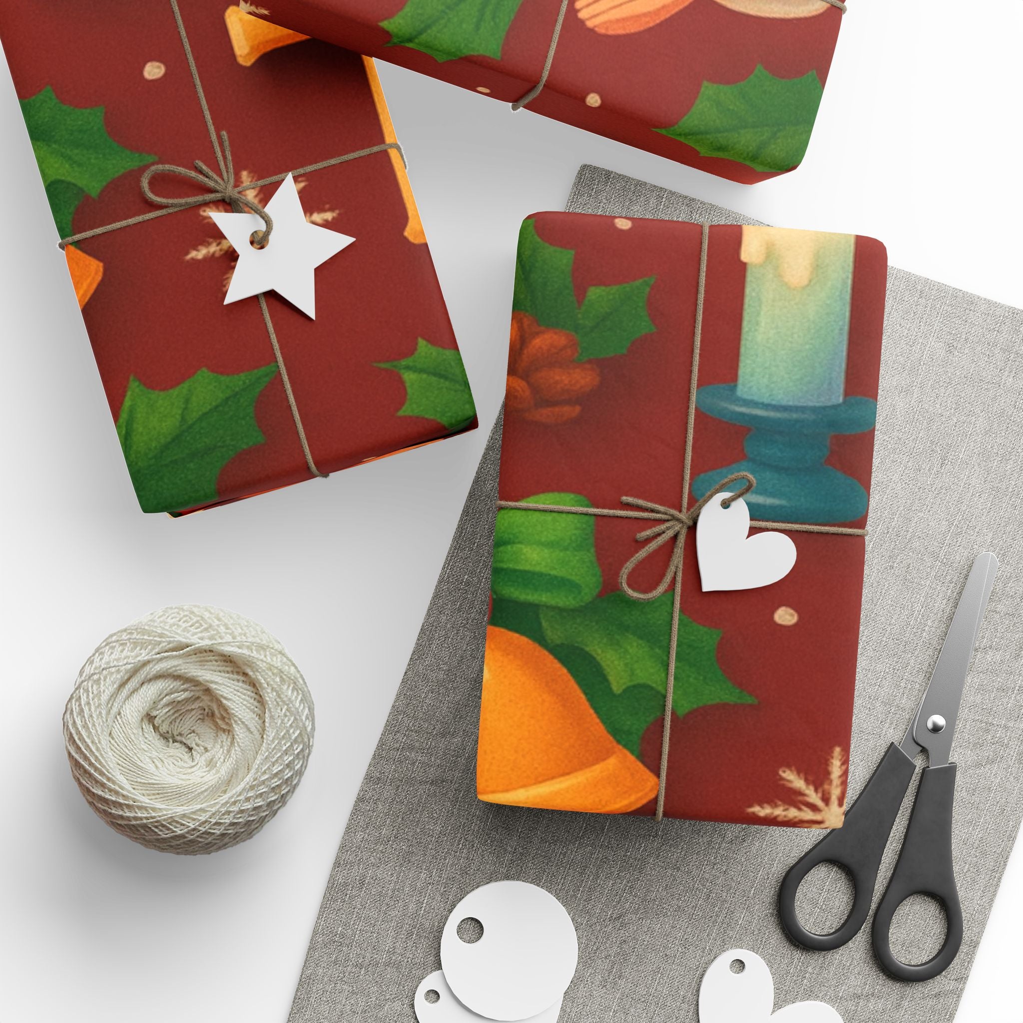 Angel Wrap2 Christmas Wrapping Paper, Holiday Gift Wrap