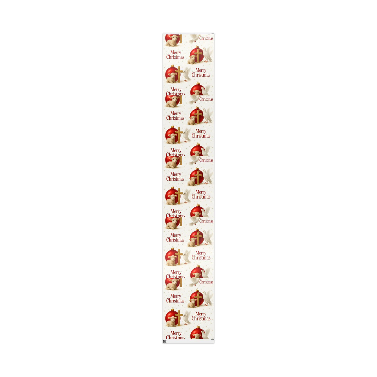 Christmas Lamb Gift Wrapping Paper