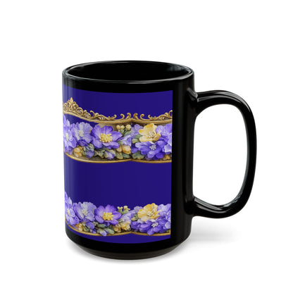 Elegant Gold Trim Coffee Cup (11oz, 15oz)