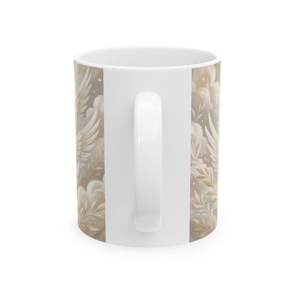 Wings of Peace Ceramic Mug — Dove Peace Inspirational Coffee Cup (11oz & 15oz)