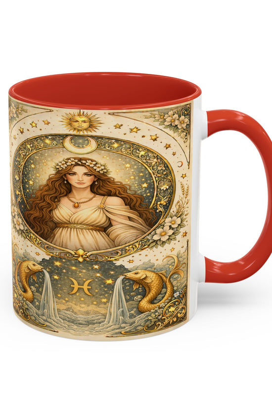 Celestrial Pisces Zodiac Coffee Mug by Grace Canvas Shop