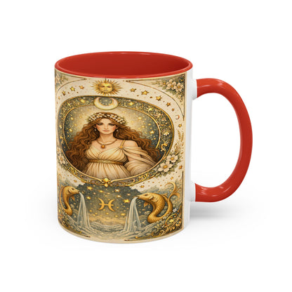 Celestrial Pisces Zodiac Coffee Mug