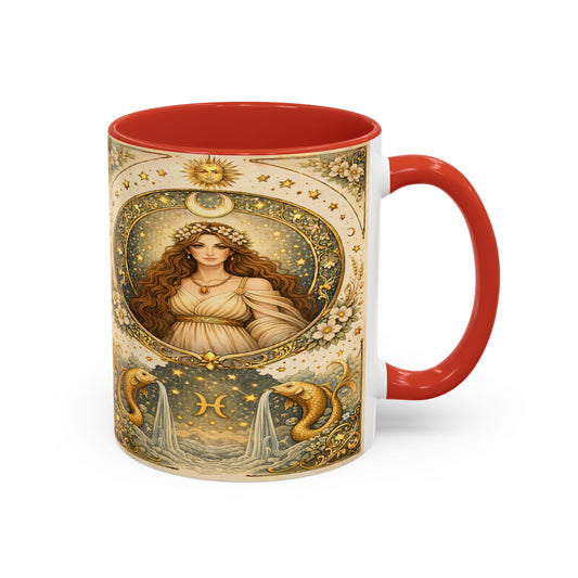 Celestrial Pisces Zodiac Coffee Mug