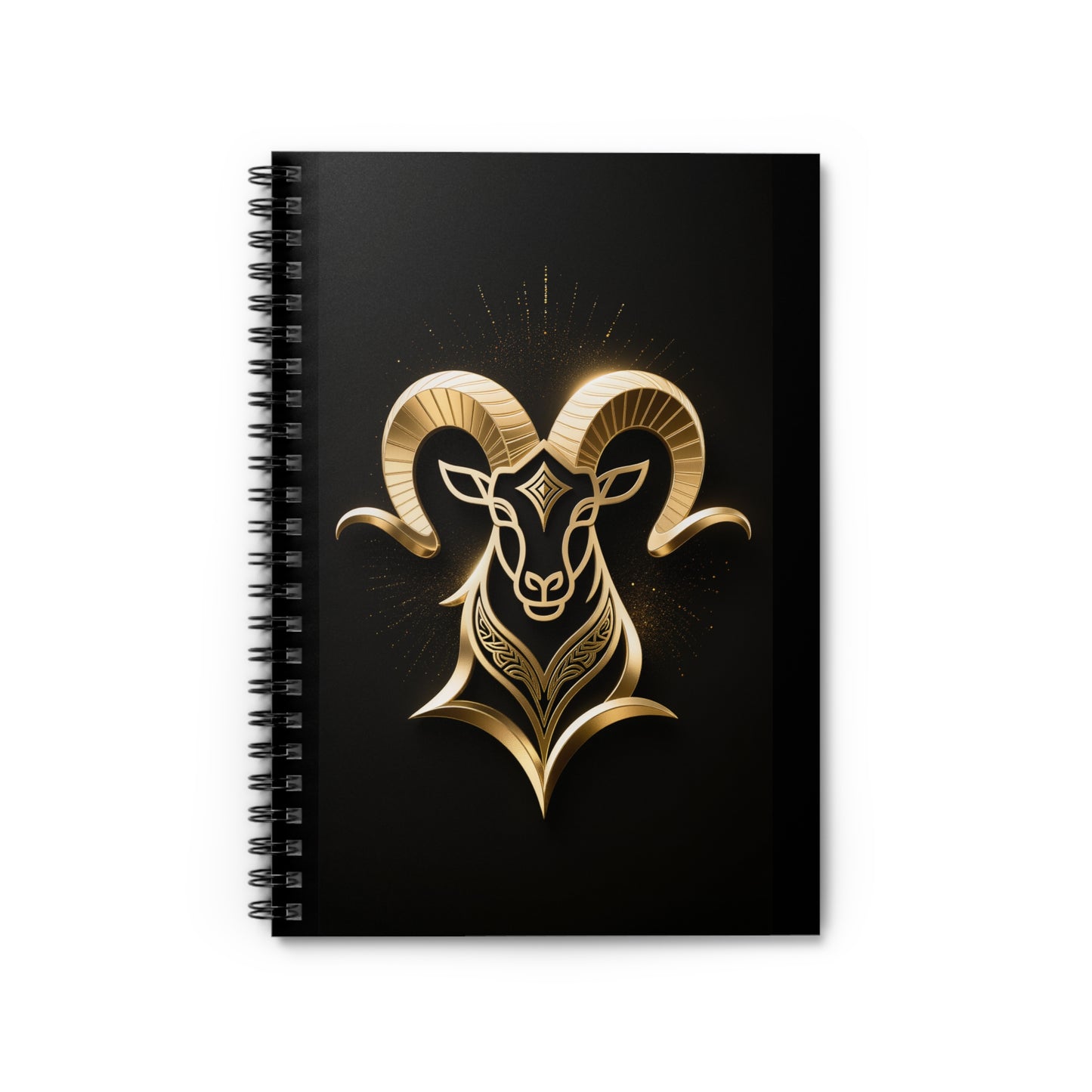 Capricorn Spiral Notebook - Lined Ruled Notebook for Notes & Gifts