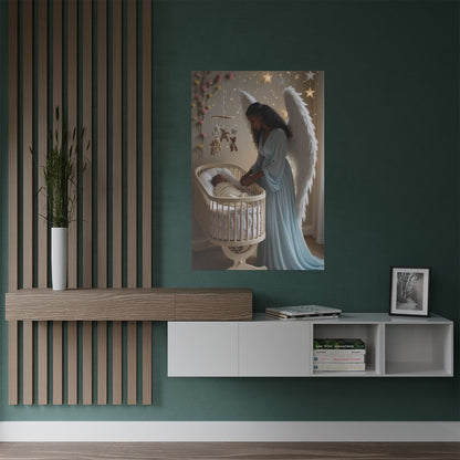 Nursery Angel Poster — Satin 300gsm Wall Art by Grace Canvas Shop