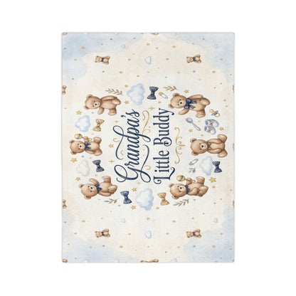 Grandpa's Teddy Bears Little Buddy Baby Blanket