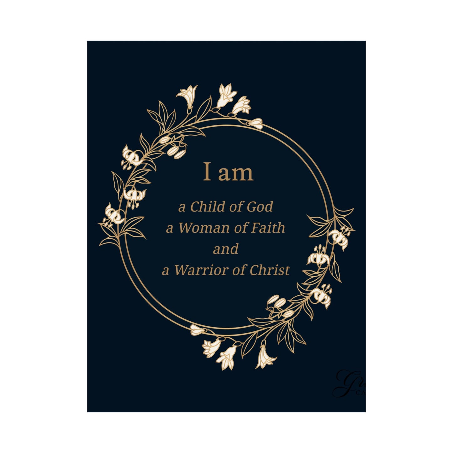 Woman of Faith Poster - Matte Vertical Print